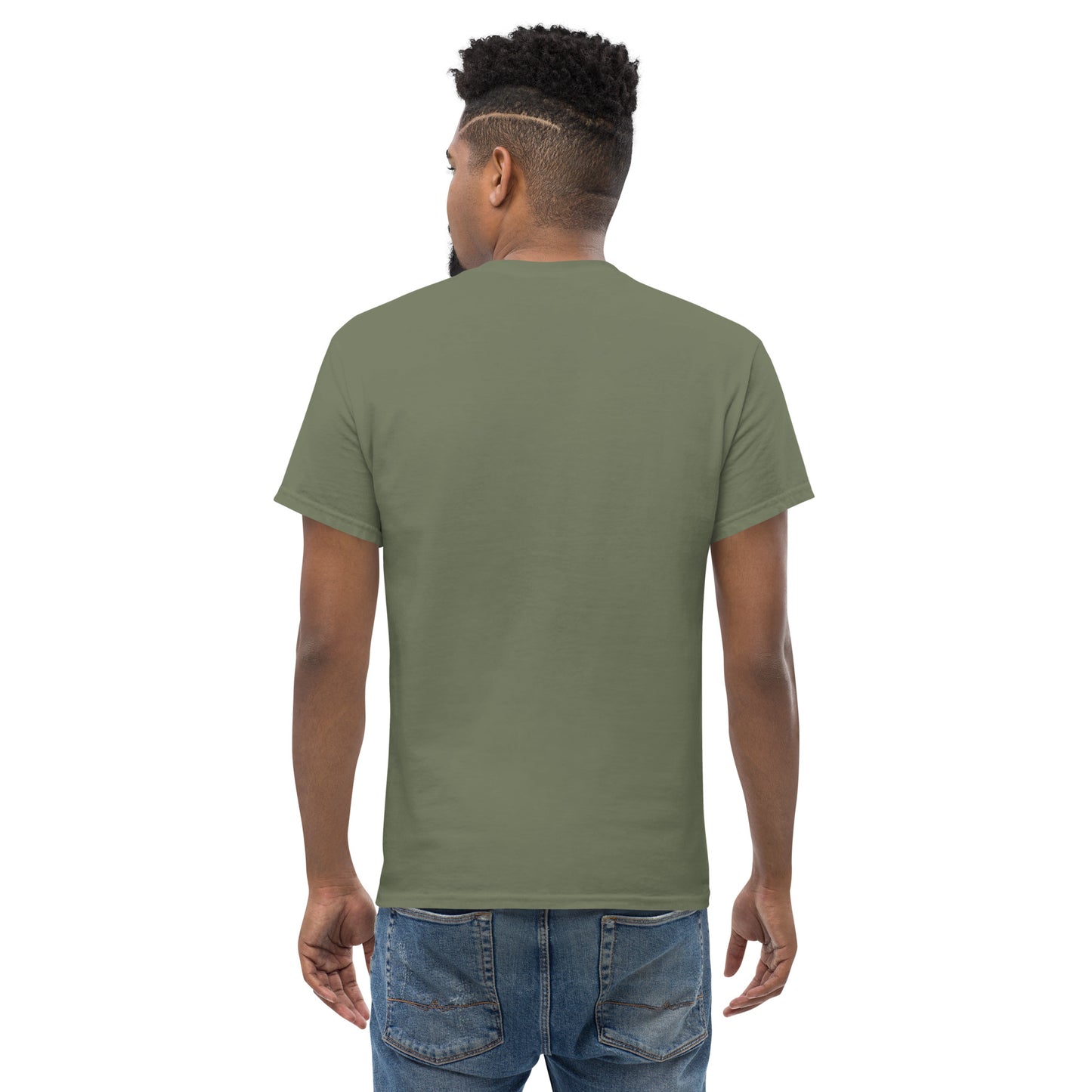 Men's classic tee with Native War Shield design